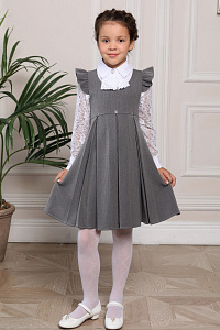 Серая школьная форма для девочек