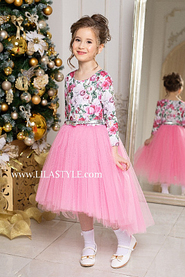 Платье 38-7003-7 розовый