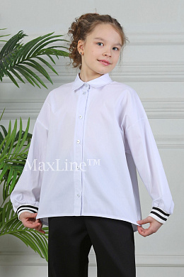 Школьная женская блузка оптом
