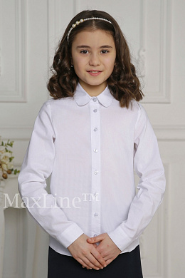 Блузка школьная Элена для полных девочек