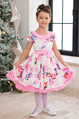 Кайли белый/розовый 