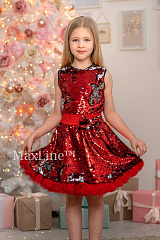 Комплект Мэри красный/серебро