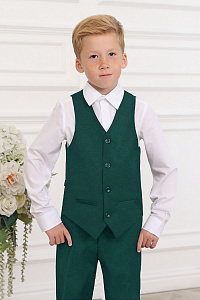 Зеленая школьная форма для мальчика