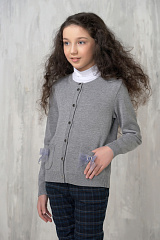 Жакет школьный серый для девочки 7064/5003