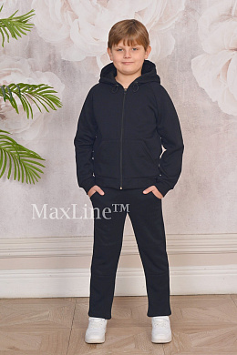 Костюм спортивный черный Олимпиада для мальчика и девочки